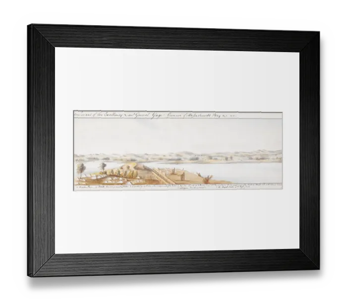 Framed Print : View from Boston looking west Framed Print : View from Boston looking west