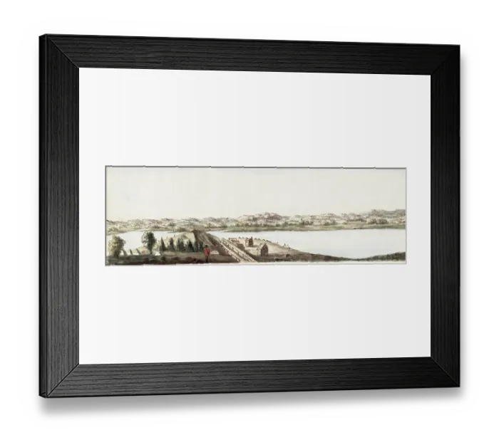 Framed Print : Cambridge with Washington's headquarters Framed Print : Cambridge with Washington's headquarters