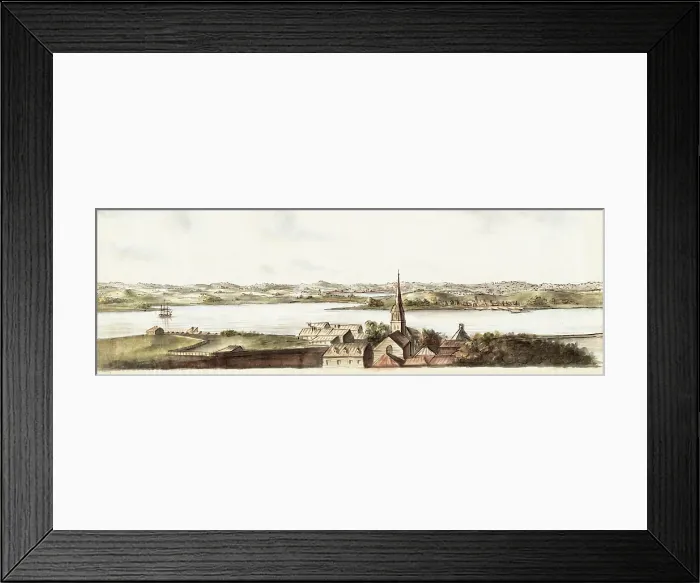 Framed Print : Charlestown Promontory after Bunker Hill Framed Print : Charlestown Promontory after Bunker Hill