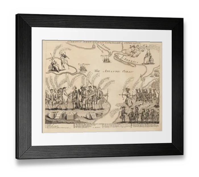 Framed Print : Liberty triumphant; or the downfall of oppression Framed Print : Liberty triumphant; or the downfall of oppression