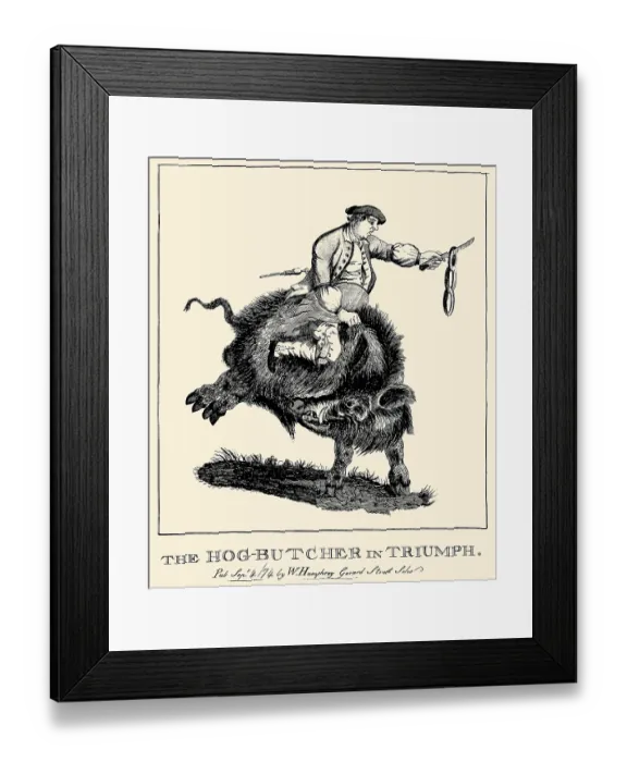 Framed Print : Hog Butcher in Triumph Framed Print : Hog Butcher in Triumph
