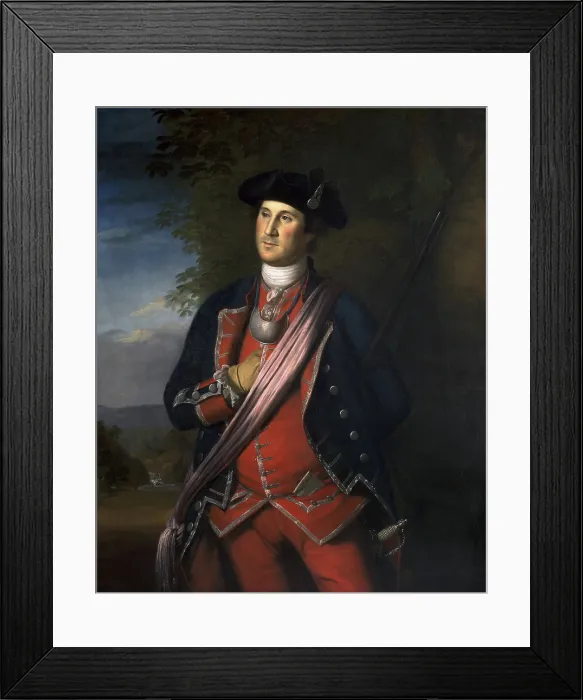 Framed Print : Colonel George Washington