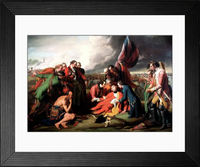 Framed Print : Death of General Wolfe