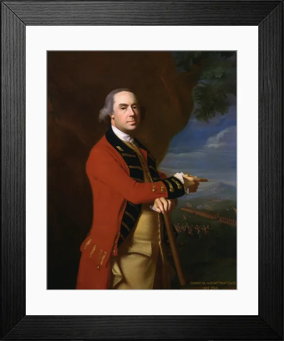 Framed Print : General The Honble Thos Gage OBI Framed Print : General The Honble Thos Gage OBI