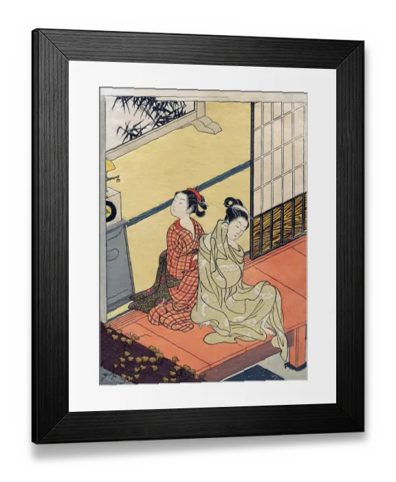 Framed Print : The Chiming of the clock in the Evening Framed Print : The Chiming of the clock in the Evening