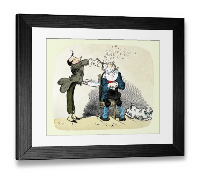 Framed Print : A Good Lather Framed Print : A Good Lather