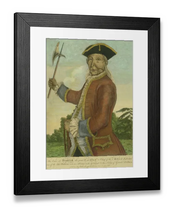 Framed Print : Hendrick Theyanoguin Framed Print : Hendrick Theyanoguin