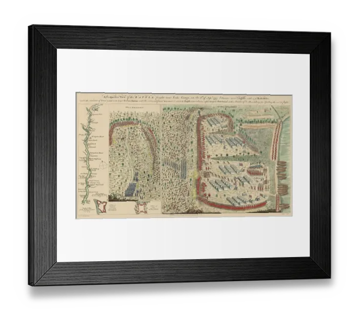 Framed Print : Battle of Lake George Framed Print : Battle of Lake George