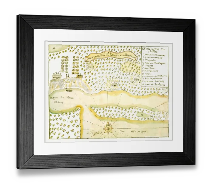 Framed Print : Fort Maurepas Framed Print : Fort Maurepas
