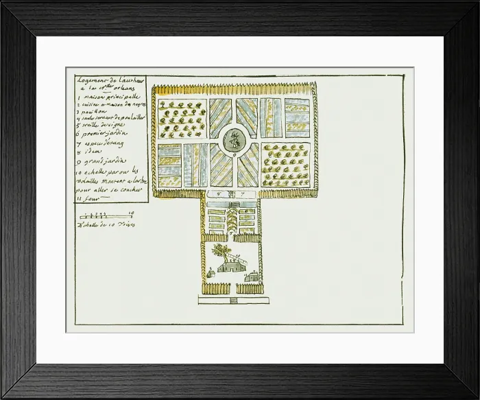 Framed Print : Dumont de Montigny's property