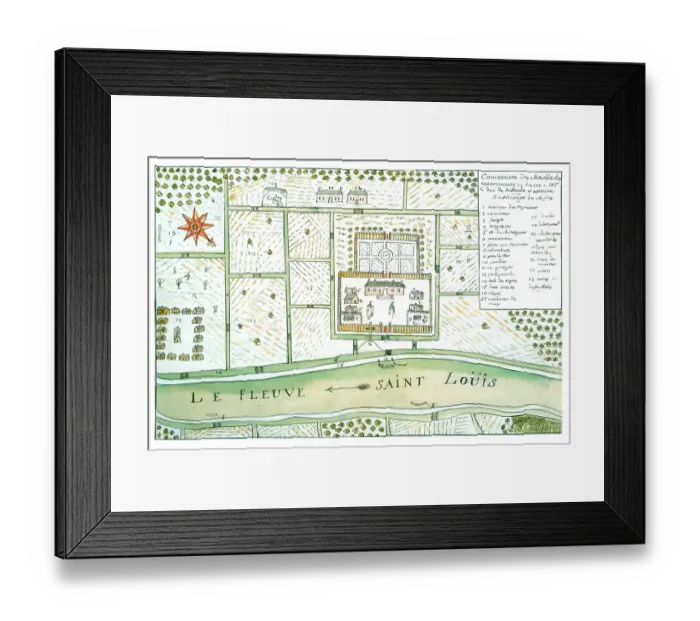 Framed Print : plantation on Saint Catherine Creek Framed Print : plantation on Saint Catherine Creek