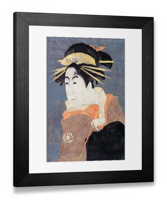 Framed Print : Matsumoto Yonesaburo as Kewaizaka no Shosho in the Play 'Katakiuchi Noriyaibanashi Framed Print : Matsumoto Yonesaburo as Kewaizaka no Shosho in the Play 'Katakiuchi Noriyaibanashi