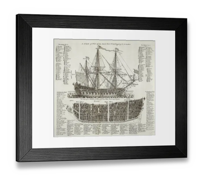 Framed Print : A Ship of War Framed Print : A Ship of War