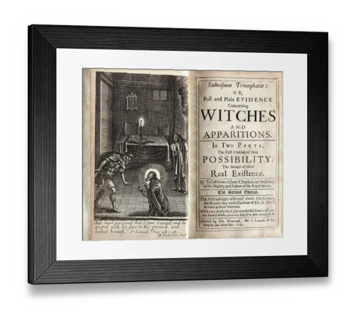 Framed Print : Saducismus Triumphatus Framed Print : Saducismus Triumphatus