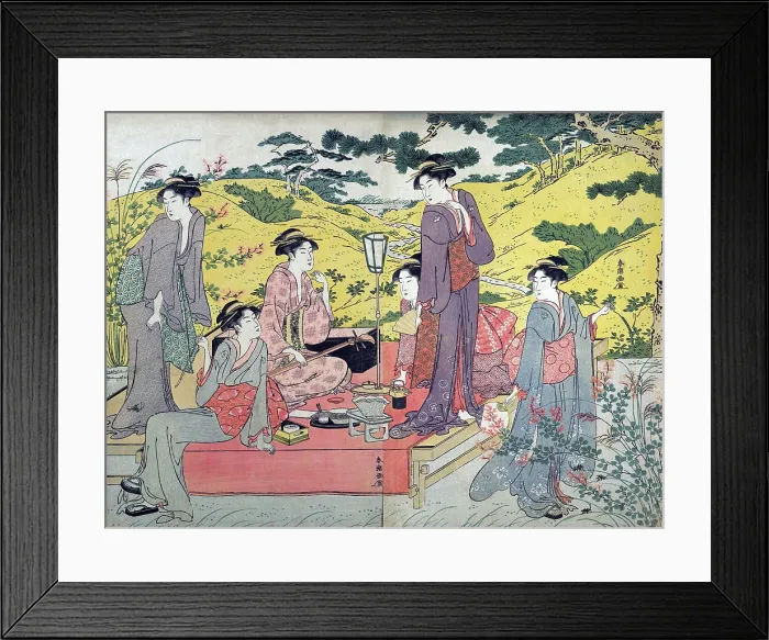 Framed Print : Picnic at Hagidira Framed Print : Picnic at Hagidira