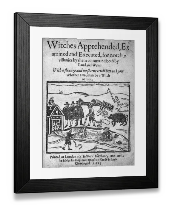 Framed Print : Witches Apprehended Framed Print : Witches Apprehended