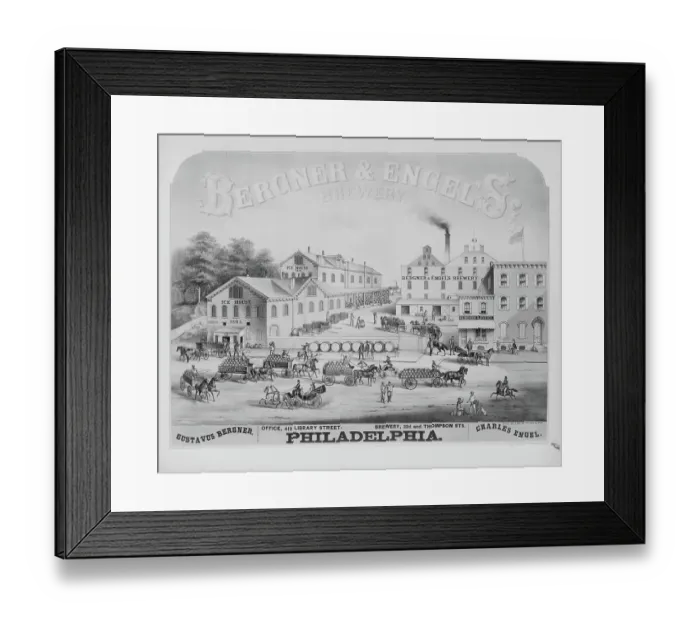 Framed Print : Bergner And Engel's Brewery Framed Print : Bergner And Engel's Brewery