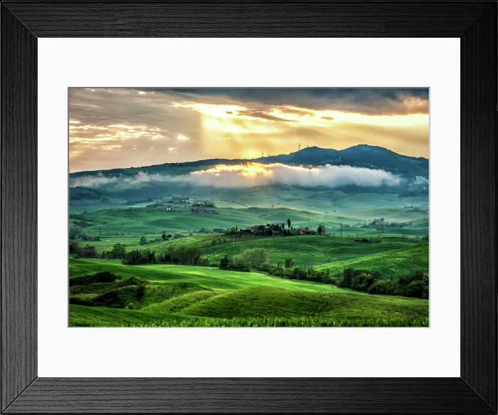 Framed Print : Tuscan Sunburst Framed Print : Tuscan Sunburst