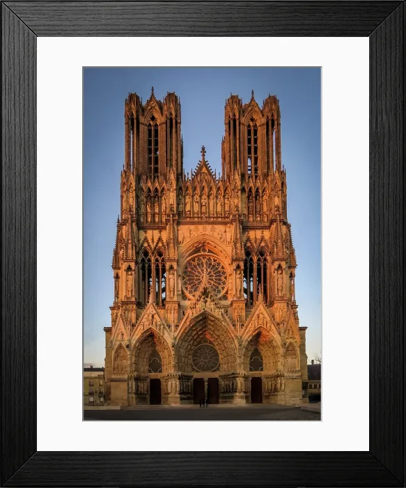 Framed Print : Reims Cathedral Framed Print : Reims Cathedral
