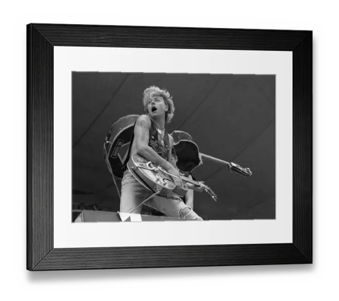 Framed Print : Brian Setzer Performs Framed Print : Brian Setzer Performs