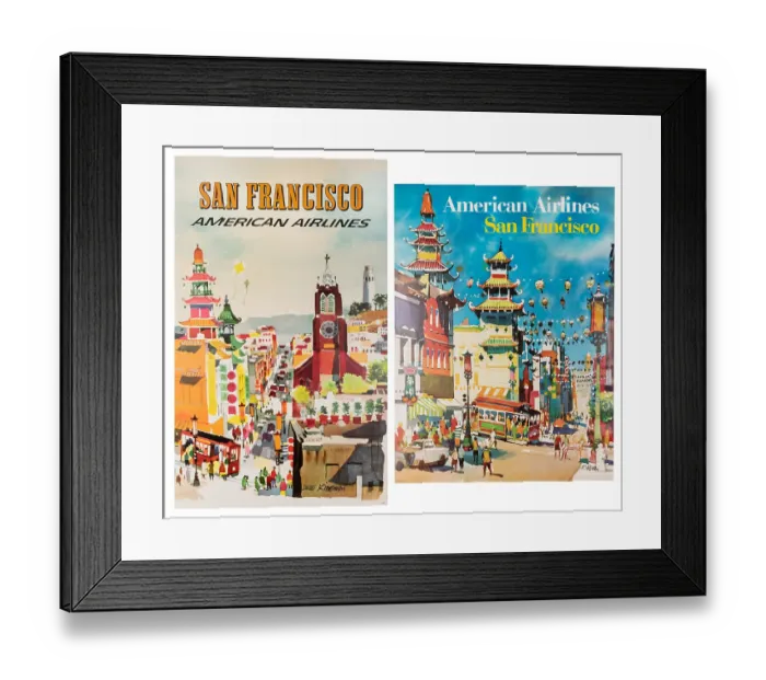 Framed Print : AA San Francisco Posters Framed Print : AA San Francisco Posters