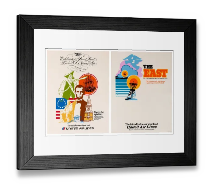 Framed Print : United Americana Posters