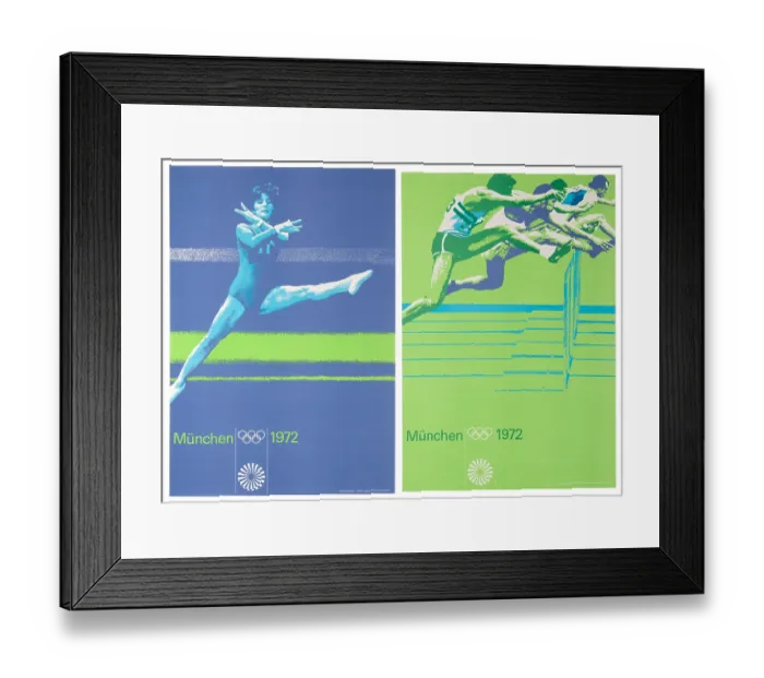 Framed Print : Munich 1972 Olympics Posters Framed Print : Munich 1972 Olympics Posters