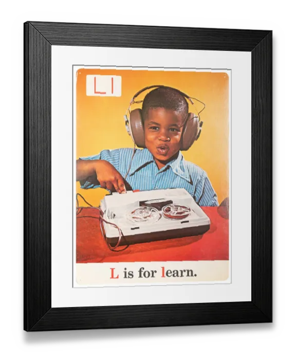 Framed Print : L Is For Learn Framed Print : L Is For Learn