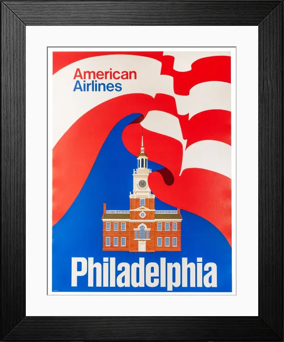 Framed Print : AA Philadelphia Poster Framed Print : AA Philadelphia Poster