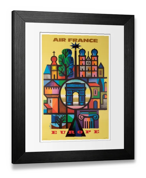 Framed Print : European Architecture Poster Framed Print : European Architecture Poster