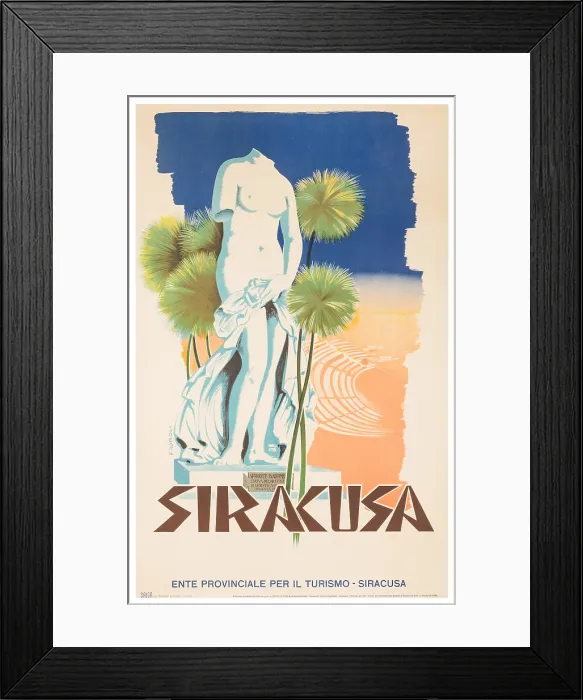 Framed Print : Sicily'S Syracuse Poster Framed Print : Sicily'S Syracuse Poster