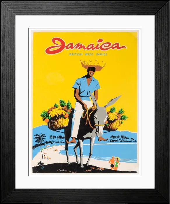 Framed Print : Jamaican Fruit Farmer Poster Framed Print : Jamaican Fruit Farmer Poster