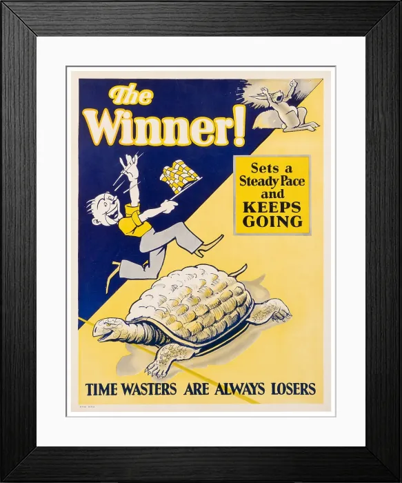 Framed Print : WW2 Worker Motivation Poster Framed Print : WW2 Worker Motivation Poster