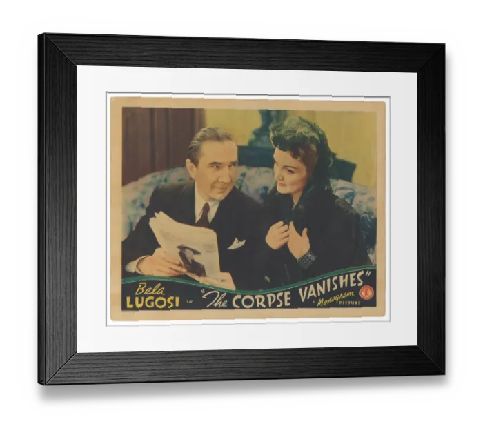 Framed Print : The Corpse Vanishes Framed Print : The Corpse Vanishes