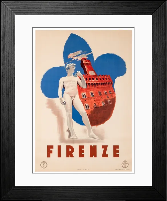 Framed Print : Florence Travel Poster Framed Print : Florence Travel Poster