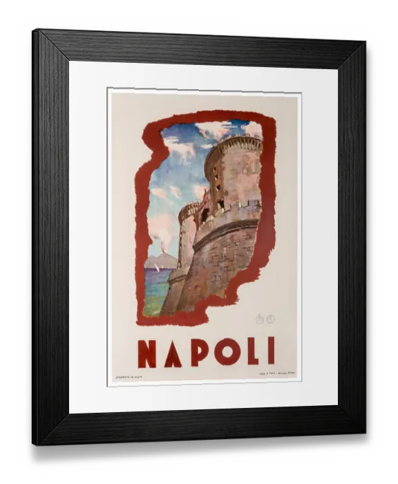 Framed Print : Castel Nuovo Naples Poster Framed Print : Castel Nuovo Naples Poster