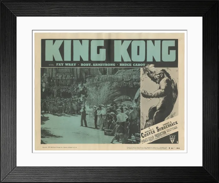 Framed Print : King Kong Poster Framed Print : King Kong Poster