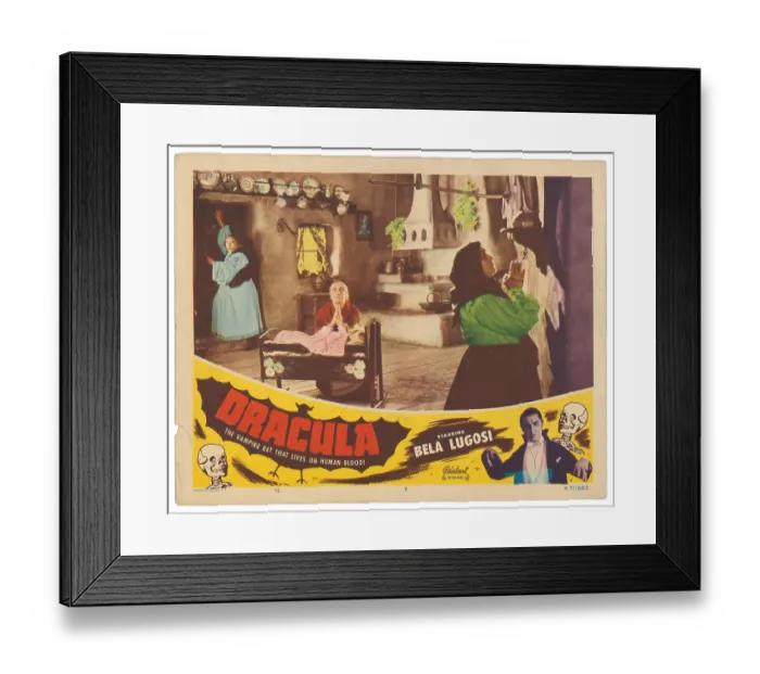 Framed Print : Dracula Movie Poster Framed Print : Dracula Movie Poster