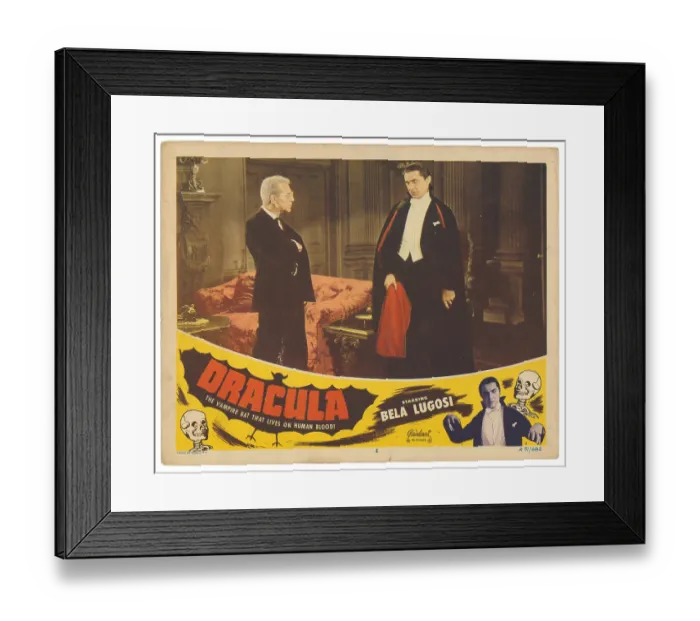 Framed Print : Dracula Movie Poster Framed Print : Dracula Movie Poster
