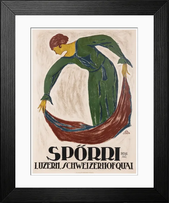 Framed Print : Fabric Shop Poster Framed Print : Fabric Shop Poster