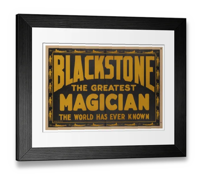 Framed Print : Blackstone the Greatest Magician Framed Print : Blackstone the Greatest Magician