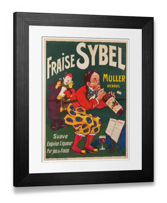 Framed Print : Henri Muller Liquor Poster Framed Print : Henri Muller Liquor Poster