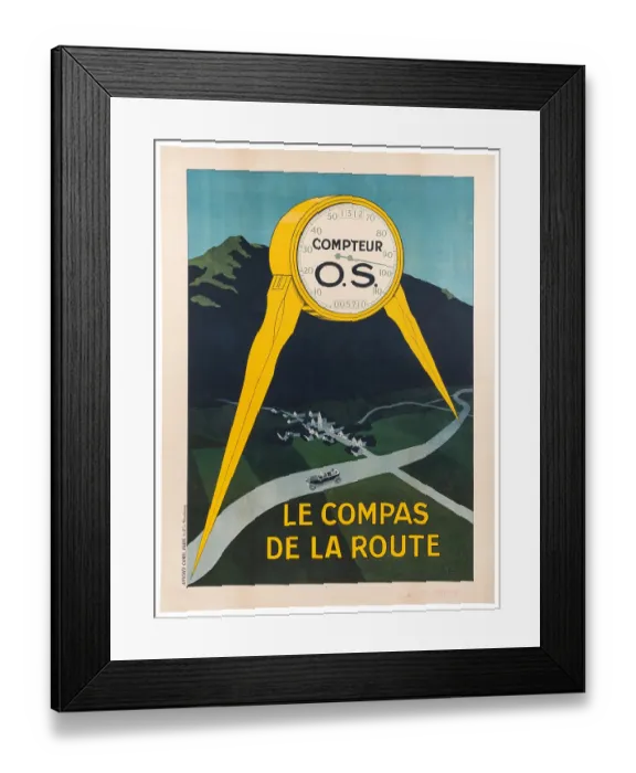 Framed Print : Compteur OS Poster Framed Print : Compteur OS Poster