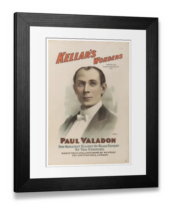 Framed Print : Paul Valadon Poster Framed Print : Paul Valadon Poster