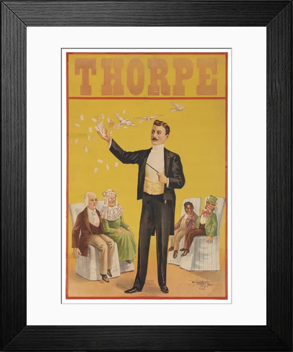 Framed Print : Thorpe The Magician Stock Poster Framed Print : Thorpe The Magician Stock Poster
