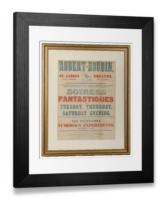 Framed Print : Robert-Houdin