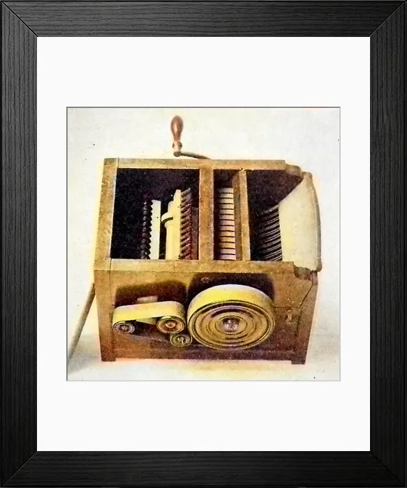 Framed Print : Cotton Gin (Colorized) Framed Print : Cotton Gin (Colorized)