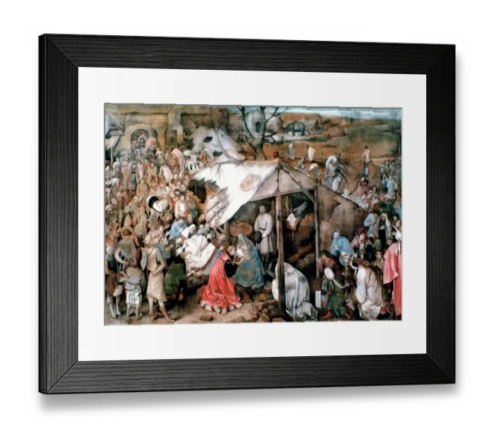 Framed Print : The Adoration of the Kings, c1556-1562. Artist: Pieter Bruegel the Elder Framed Print : The Adoration of the Kings, c1556-1562. Artist: Pieter Bruegel the Elder