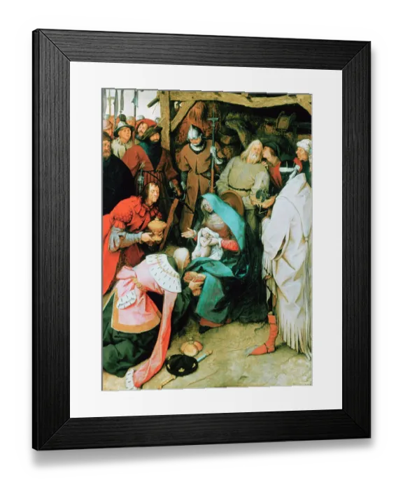 Framed Print : The Adoration of the Kings, 1564. Artist: Pieter Bruegel the Elder