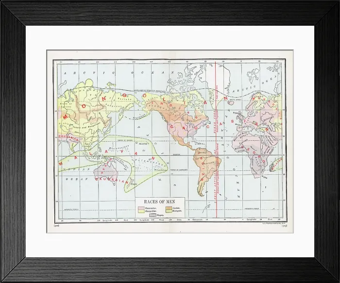 Framed Print : The Races Of Men Framed Print : The Races Of Men